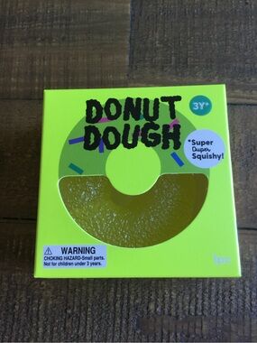 Donut Dough Squishy Toy - Green
